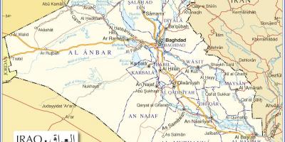نقشه جاده های عراق
