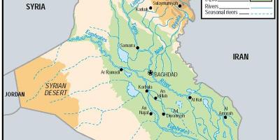نقشه عراق ارتفاع
