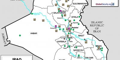نقشه از فرودگاه عراق