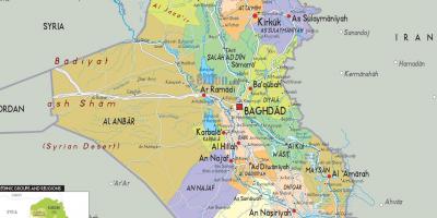 عراق, نقشه شهرهای