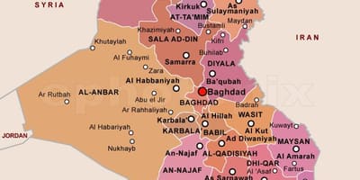 نقشه عراق متحده
