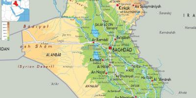 نقشه عراق جغرافیا